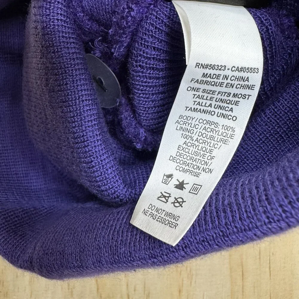 NEW LSU Tigers Nike Tonal Cuffed Beanie Knit Hat Court Purple OSFM